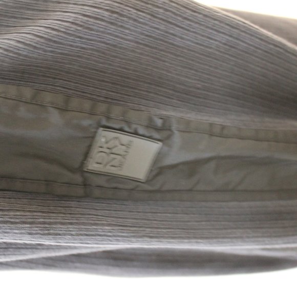 DKNY Front-Zip Men's Sweater, Black, XL - Picture 4 of 6